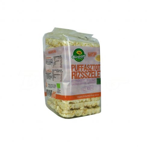 Vásároljon Biopont bio puffasztott rizs szelet natúr 100g terméket - 237 Ft-ért
