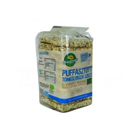 Vásároljon Biopont bio puffasztott tönkölybúza szelet sós 100g terméket - 239 Ft-ért