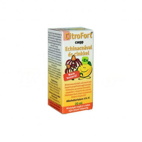 Vásároljon Citrofort csepp grapefruit+echinacea+cink 20ml terméket - 2.135 Ft-ért