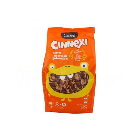 Vásároljon Cornexi cinnexi fahéjas gabonapehely teljeskiőrlésű gabonáva 250g terméket - 329 Ft-ért