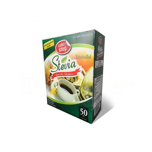 Vásároljon Cukor stop stevia por 50x1g 50g terméket - 1.395 Ft-ért