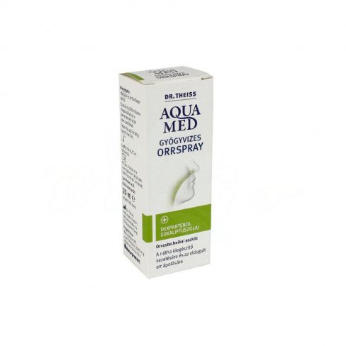 Vásároljon Dr. theiss aqua med gyógyvizes orrspray felnőtt 20ml terméket - 1.087 Ft-ért