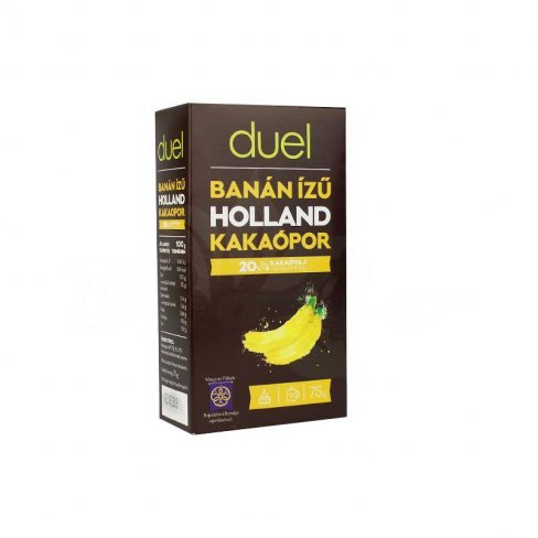 Vásároljon Duel holland kakaópor banán ízű 75 g 75g terméket - 354 Ft-ért