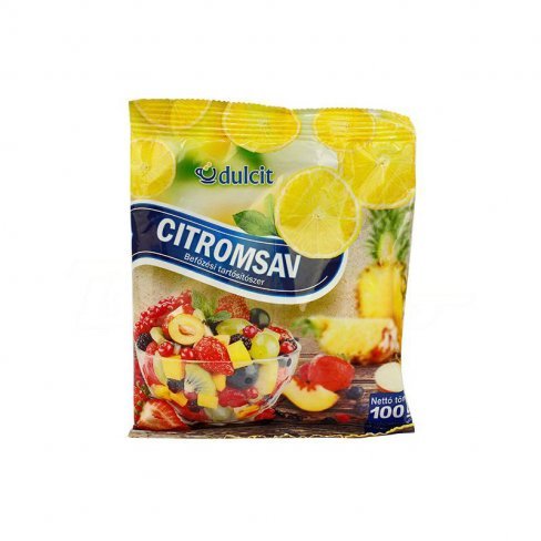 Vásároljon Dulcit étkezési citromsav 100g terméket - 171 Ft-ért