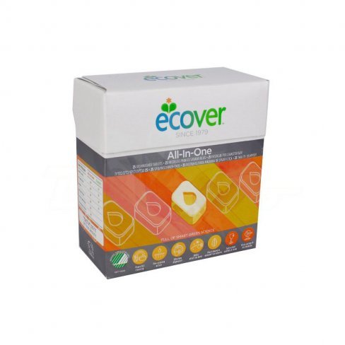 Vásároljon Ecover all in one mosogatógép tabletta 25db terméket - 3.401 Ft-ért
