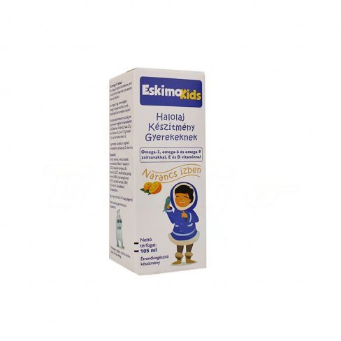 Vásároljon Eskimo kids halolaj narancs 105ml terméket - 6.188 Ft-ért