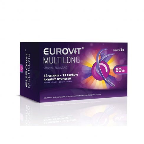 Vásároljon Eurovit multilong kapszula 60db terméket - 3.650 Ft-ért