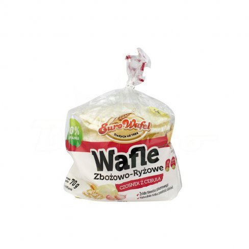 Vásároljon Eurowafel puffasztott gabona-rizs hagymával 70g terméket - 469 Ft-ért