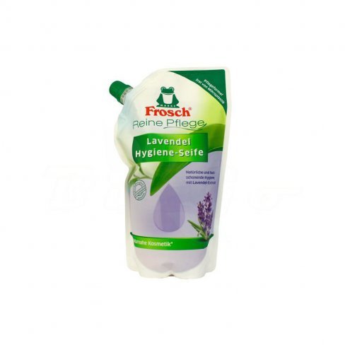 Vásároljon Frosch folyékony szappan utántöltő levendula 500ml terméket - 1.182 Ft-ért