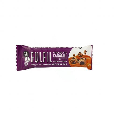 Vásároljon Fulfil csokoládés-karamellás-kekszes fehérjeszelet 55g terméket - 814 Ft-ért