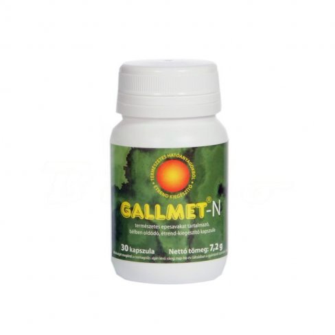 Vásároljon Gallmet-n-30 gyógynövény kapszula 30db terméket - 2.888 Ft-ért