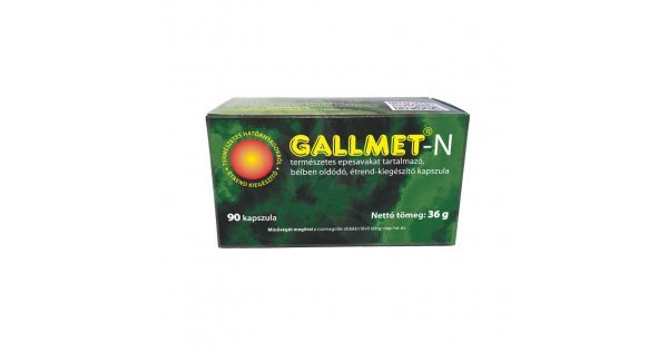 Gallmet-n-60 gyógynövény kapszula 60db