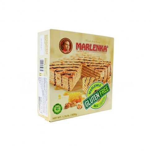 Vásároljon Gluténmentes marlenka mézes torta dióval 800g terméket - 5.307 Ft-ért