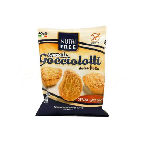 Vásároljon Gluténmentes nutri free gocciolotti snack 40g terméket - 344 Ft-ért