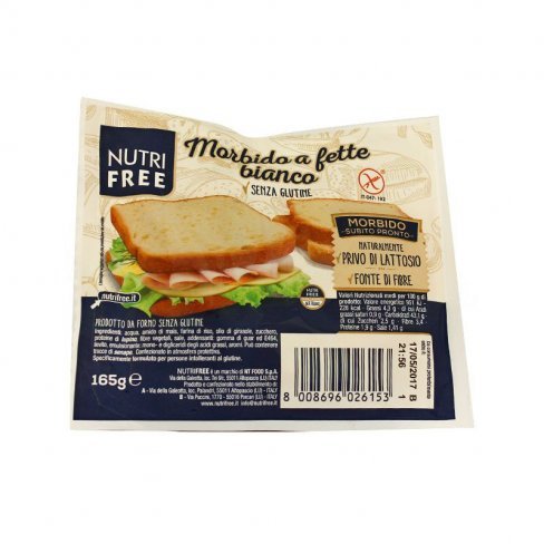 Vásároljon Gluténmentes nutri free morbido a fette bianco kenyér 165g terméket - 821 Ft-ért