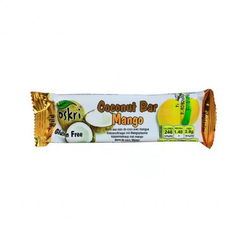 Vásároljon Gluténmentes oskri kókusz-mangó szelet 53g terméket - 379 Ft-ért