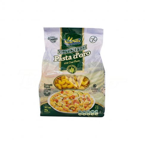 Vásároljon Gluténmentes pasta d`oro tészta szarvacska 500g terméket - 509 Ft-ért