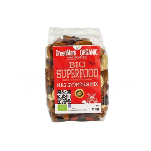 Vásároljon Greenmark bio superfood mix makok-gyümölcsök 500g terméket - 1.697 Ft-ért