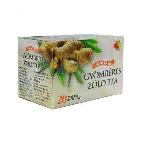 Vásároljon Gyömbéres zöld tea filteres 20db terméket - 771 Ft-ért