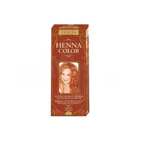 Vásároljon Henna color krémhajfesték nr 4 henna vörös 75ml terméket - 809 Ft-ért