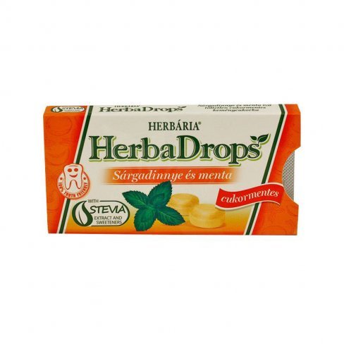 Vásároljon Herbadrops sárgadinnye és menta ízű cukorka 8db terméket - 364 Ft-ért