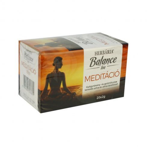 Vásároljon Herbária balance tea meditáció 20 filter terméket - 729 Ft-ért