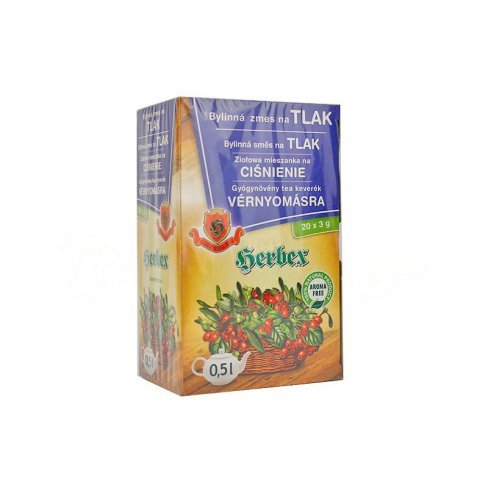 Vásároljon Herbex gyógynövény teakeverék vérnyomásra 40g terméket - 555 Ft-ért