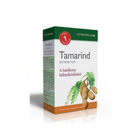 Vásároljon Interherb napi 1 tamarind extraktum kapszula 30db terméket - 1.590 Ft-ért