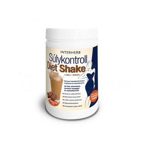 Vásároljon Interherb súlykontroll diet shake csoki ízű 630g terméket - 6.122 Ft-ért