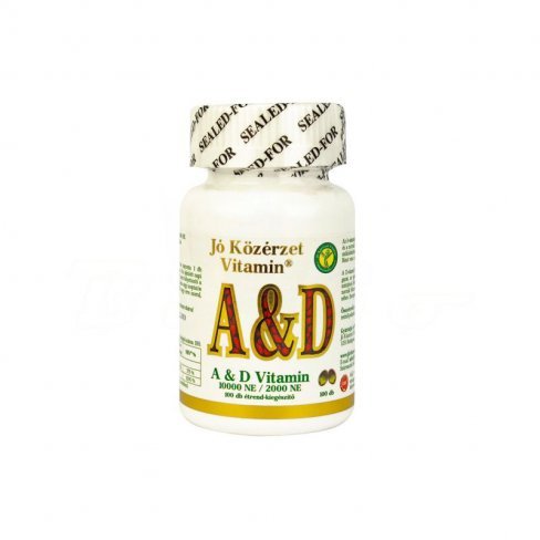 Vásároljon Jó közérzet a-d vitamin 10000 ne/2000 ne kapszula 100db terméket - 2.000 Ft-ért