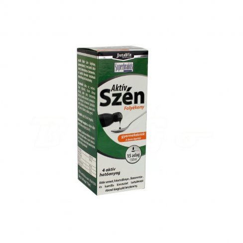 Vásároljon Jutavit aktív szén folyékony 15 adag 150ml terméket - 1.998 Ft-ért