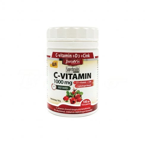 Vásároljon Jutavit c-vitamin 1000 mg+d3+cink 100db terméket - 2.296 Ft-ért