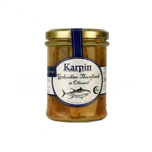 Vásároljon Karpin tonhal törzs olívaolajban 200g terméket - 1.255 Ft-ért