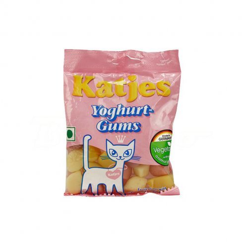 Vásároljon Katjes yoghurt gums vegetáriánus gyümölcsízű gumicukor 80g terméket - 308 Ft-ért