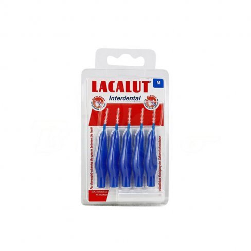 Vásároljon Lacalut interdental fogköztisztító m kefe védőkupakkal 5db terméket - 1.430 Ft-ért