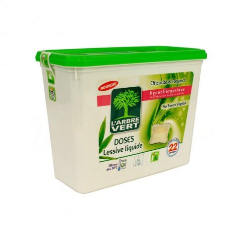 Vásároljon Larbre vert folyékony mosószer kapszula 22db 581 g terméket - 4.371 Ft-ért