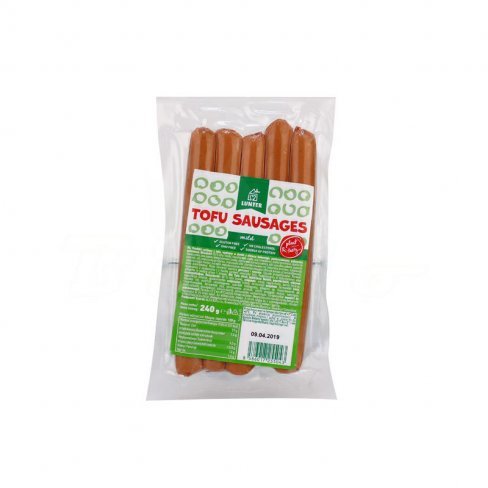 Vásároljon Lunter gluténmentes füstölt tofu virsli 240 g terméket - 1.141 Ft-ért