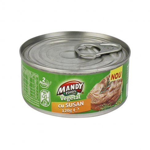 Vásároljon Mandy szezámmagos növényi pástétom 120g terméket - 385 Ft-ért