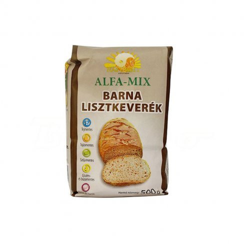 Vásároljon Naturbit alfa-mix barna lisztkeverék 500g terméket - 769 Ft-ért
