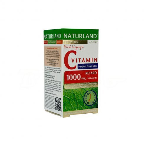 Vásároljon Naturland c-vitamin 1000mg retard tabletta 30db terméket - 1.466 Ft-ért