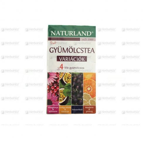 Vásároljon Naturland gyümölcstea variációk 4x5x2g 40g terméket - 1.039 Ft-ért