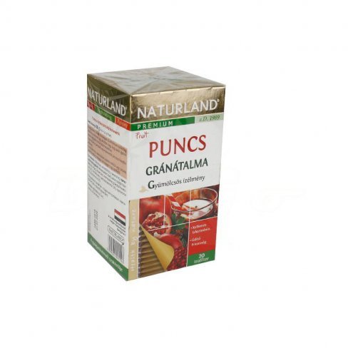 Vásároljon Naturland prémium puncsos gránátalma tea 40g terméket - 1.226 Ft-ért