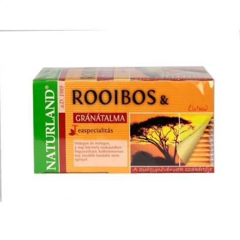 Vásároljon Naturland roobios tea gránátalmával  2x20g terméket - 1.293 Ft-ért