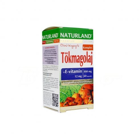 Vásároljon Naturland tökmagolaj+e-vitamin kapszula 60db terméket - 2.505 Ft-ért