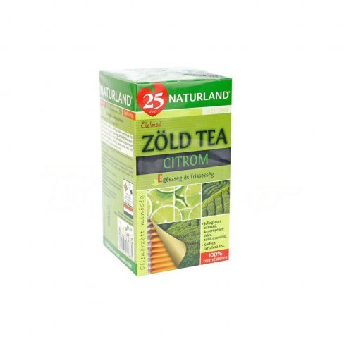 Vásároljon Naturland zöld tea citrom ízű 30g terméket - 892 Ft-ért