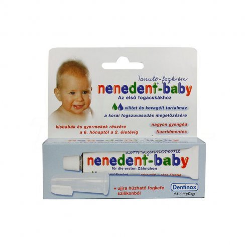 Vásároljon Nenedent-baby tanuló fogkrém+fogkefe 20ml terméket - 2.478 Ft-ért