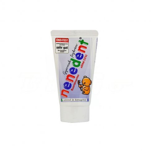 Vásároljon Nenedent fluoridmentes gyermek fogkrém 50ml terméket - 1.035 Ft-ért