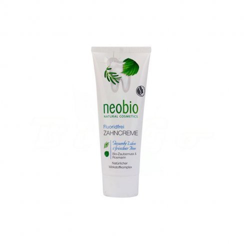 Vásároljon Neobio fogkrém fluoridmentes bio varázsmogyoró&bio rozmarin 75ml terméket - 714 Ft-ért
