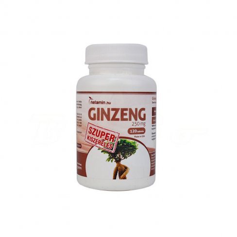 Vásároljon Netamin ginzeng szuper 250 mg 120db terméket - 3.634 Ft-ért