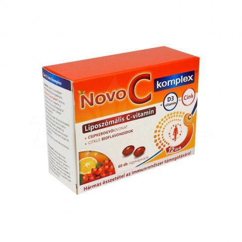 Vásároljon Novo c komplex c-vitamin d3+cink 60db terméket - 4.972 Ft-ért